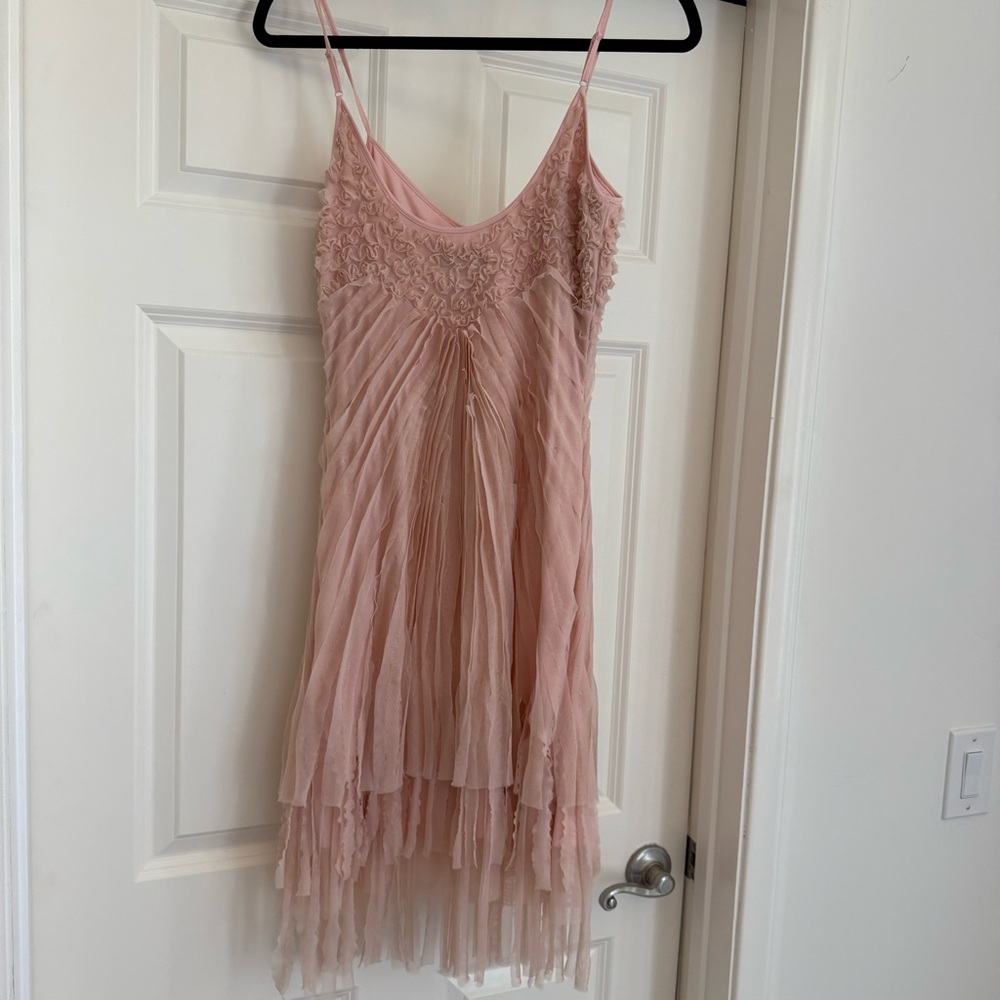 Sue Wong Vintage Pink Cocktail Dress - Picture 3 of 4